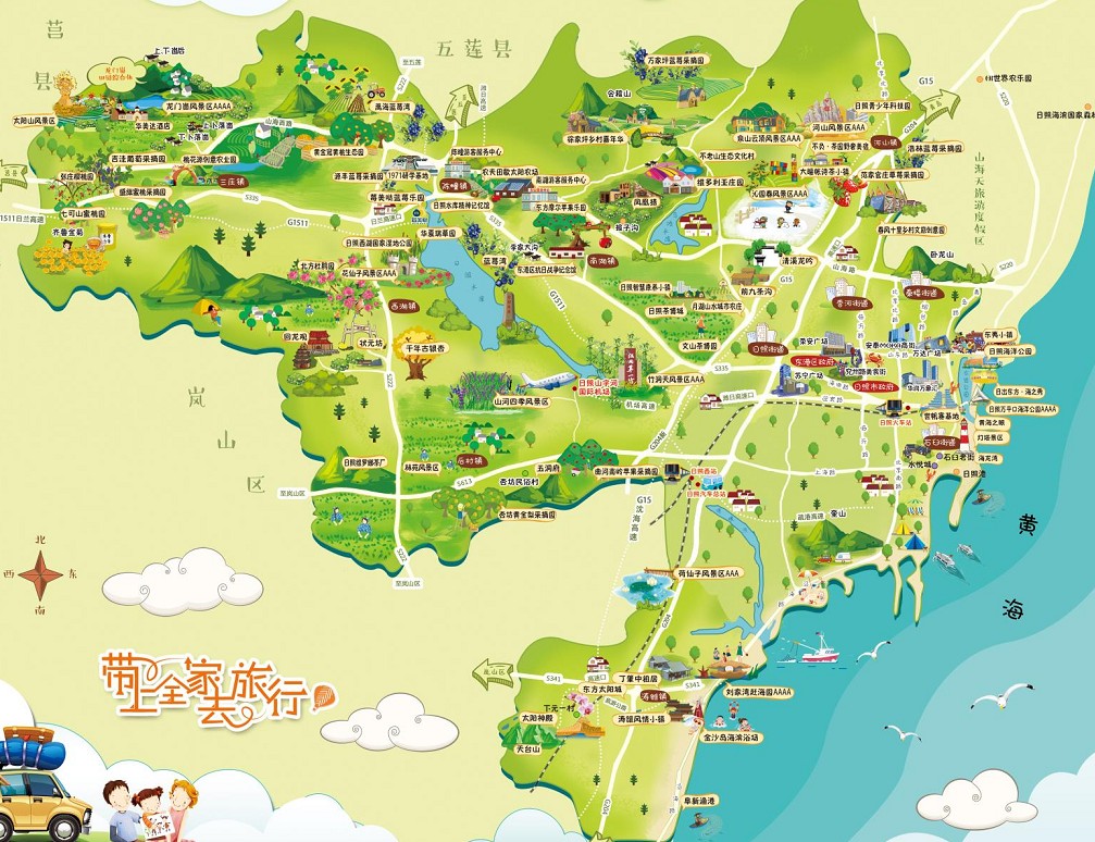 七里河景区使用手绘地图给景区能带来什么好处？